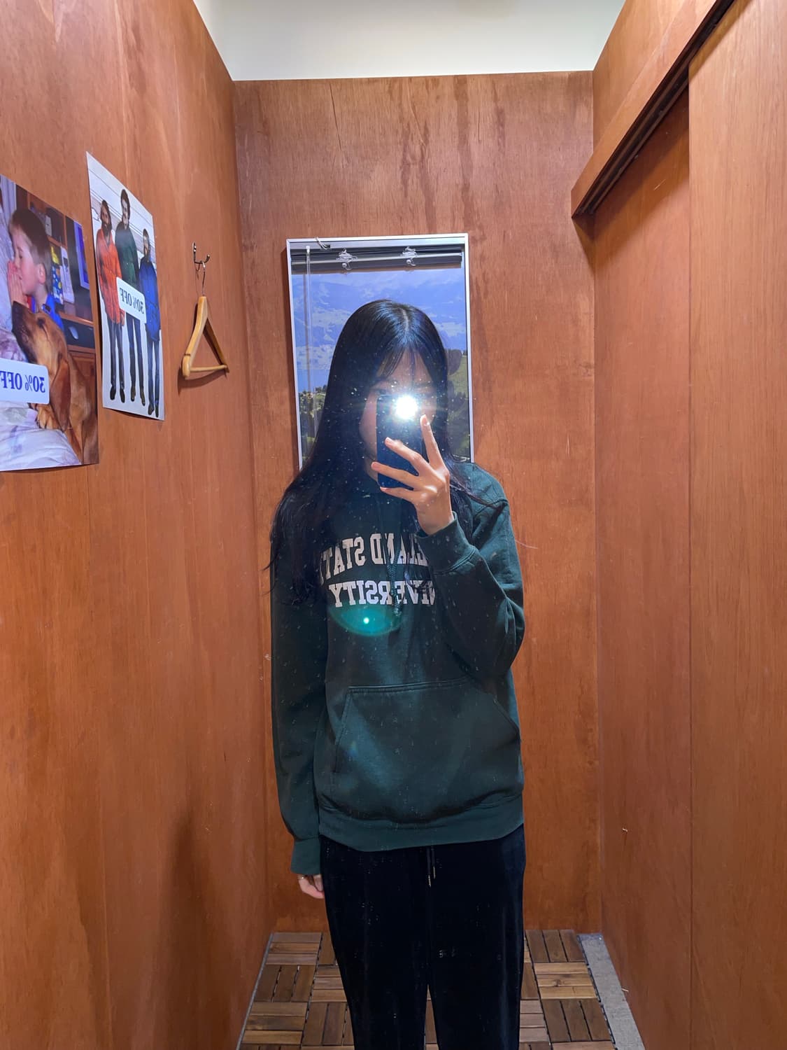 (S) Gildan Denver 빈티지 프린팅 후드티 상품이미지1