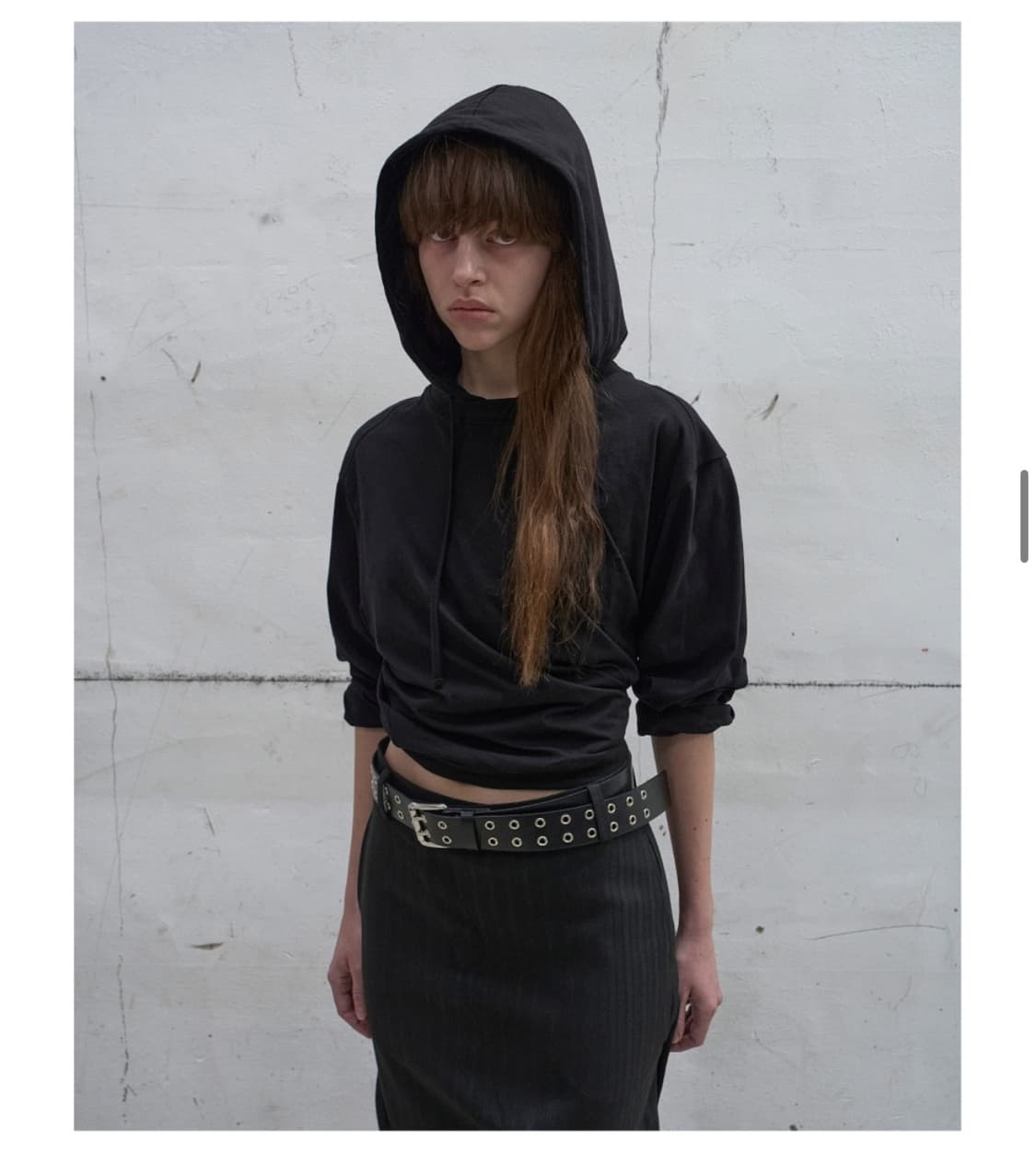 lcdc TWISTED HOODIE (BLACK) ss size 상품이미지1