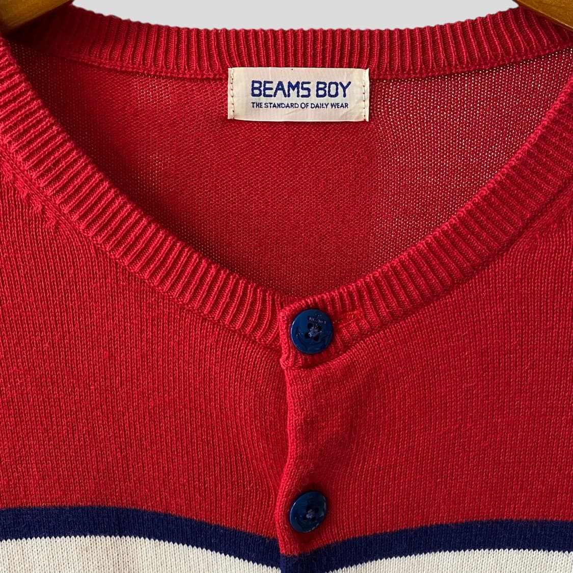 (여성OS)Beams boy 빔즈보이 라운드넥 가디건 상품이미지3