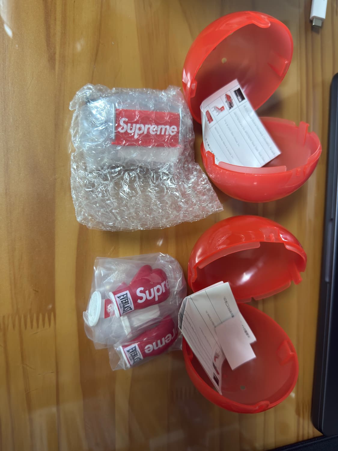 슈프림 가챠 캠핑카, 글러브 일괄 상품이미지2