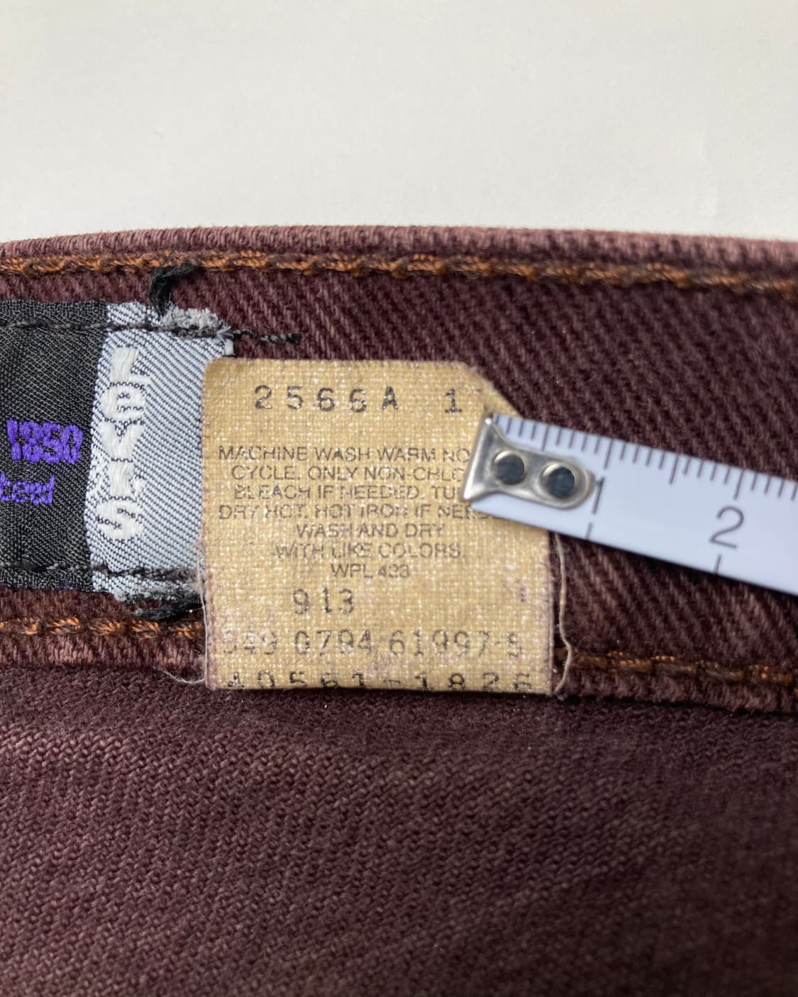 90s Levi's Silvertab Jeans (mahogany) 상품이미지5