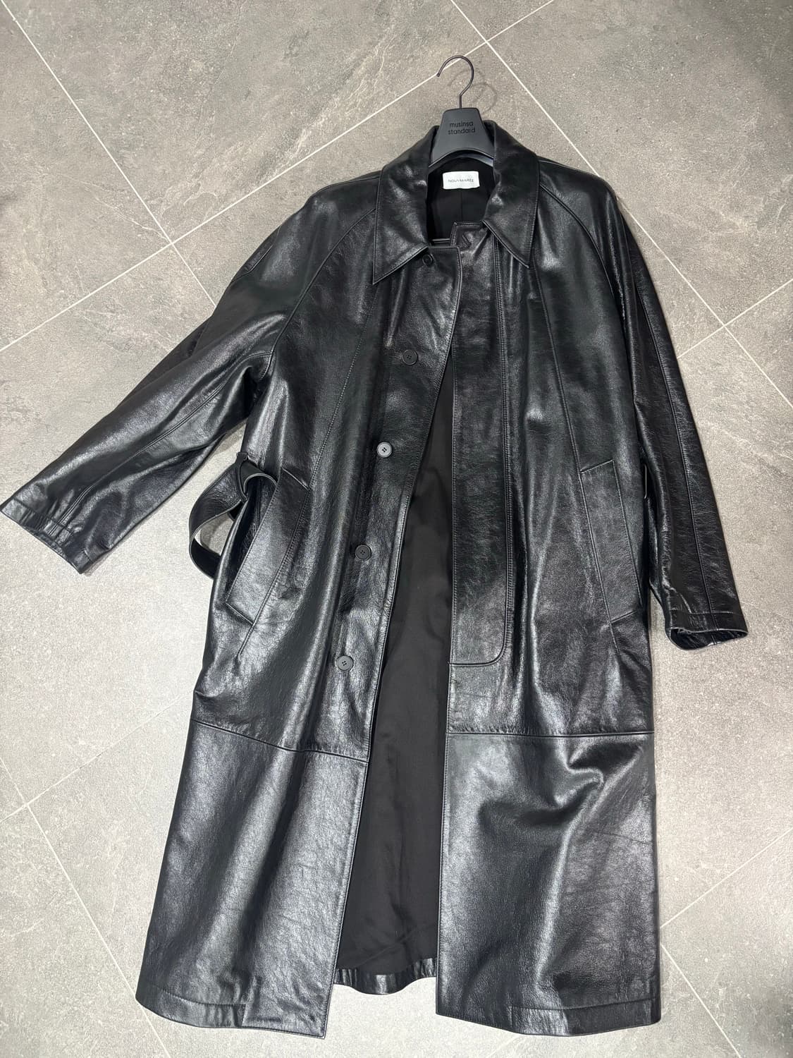 누마레 가죽코트 상품이미지1