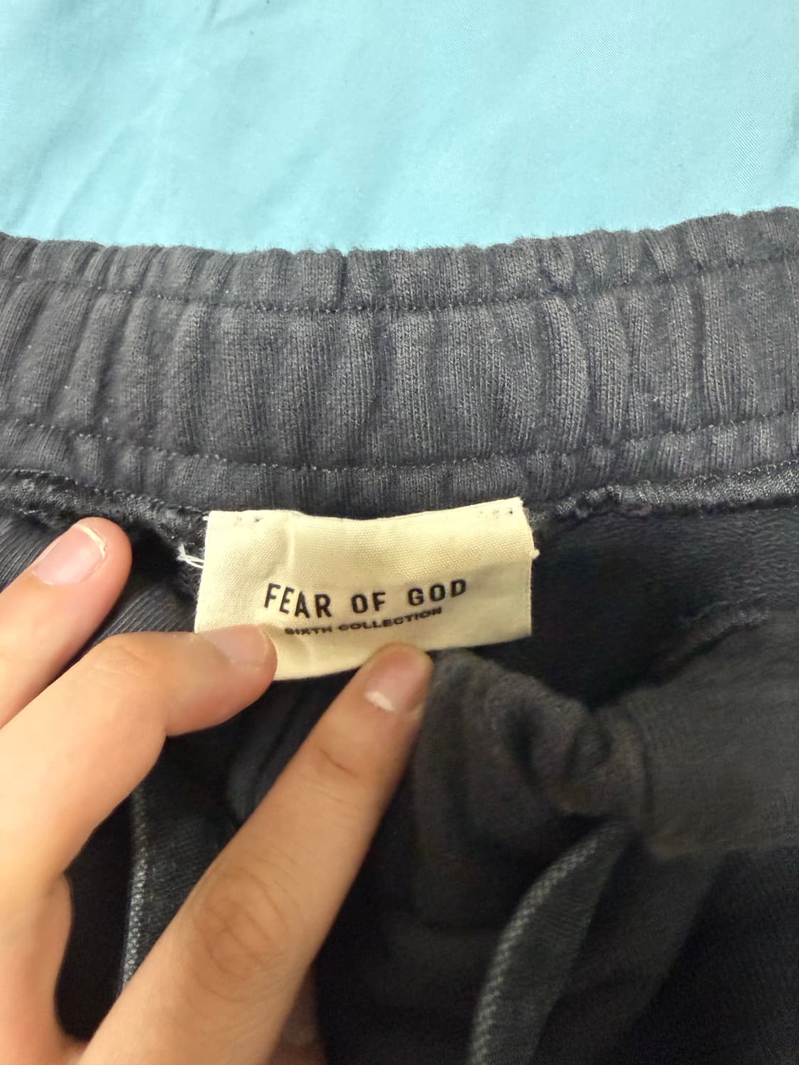 피어오브갓 6th 코어 블랙 스웻팬츠 상품이미지4