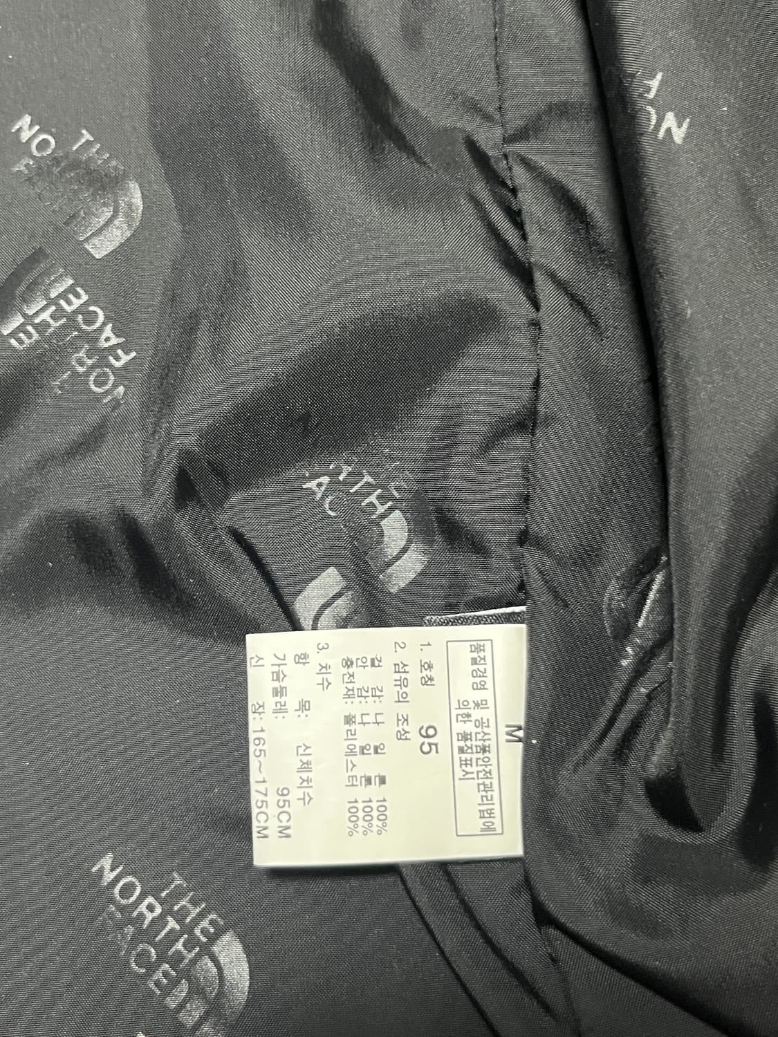 노스페이스 블랙 패딩  상품이미지8