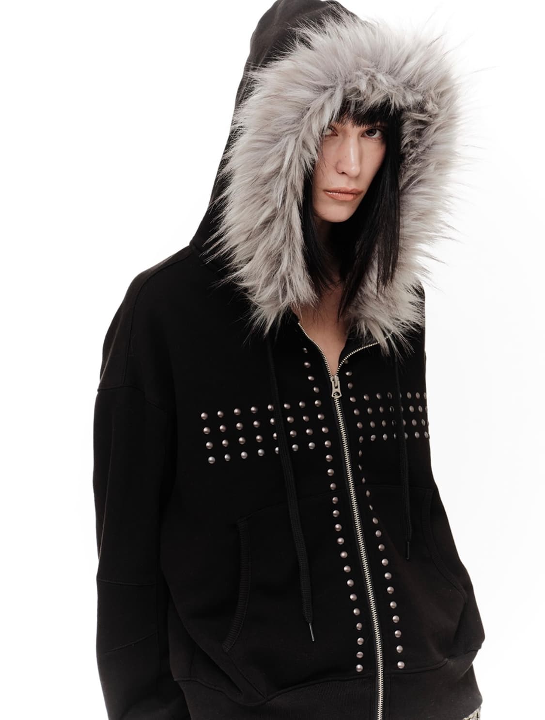 2000아카이브스 CRUCIA FUR HOODIE ZIP UP 상품이미지1