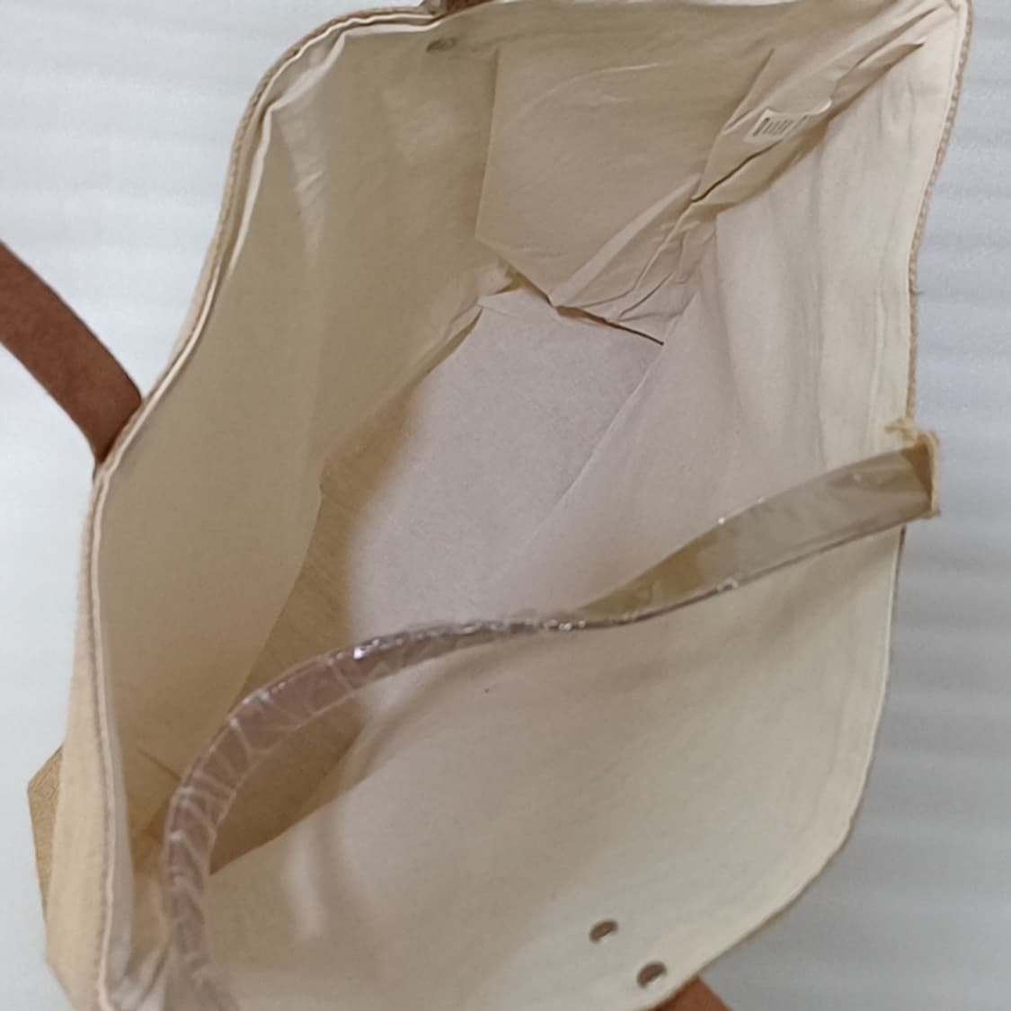 황마 린넨 주트백 가방 빅 쇼퍼백 새제품 여행 바캉스 일상 사랑봉봉 상품이미지4