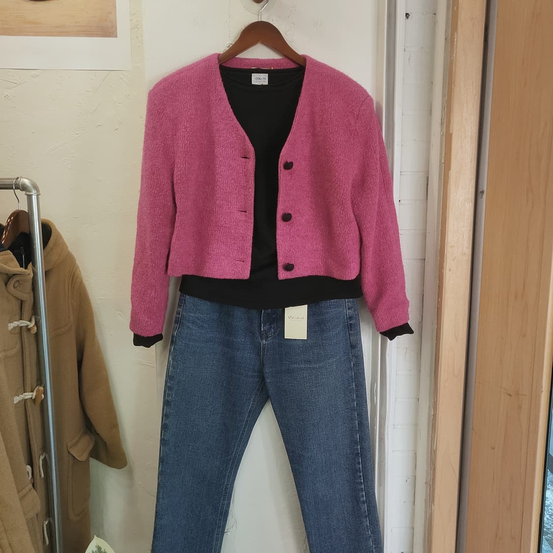 Sinoon 시눈 핑크 숏자켓 free 상품이미지6