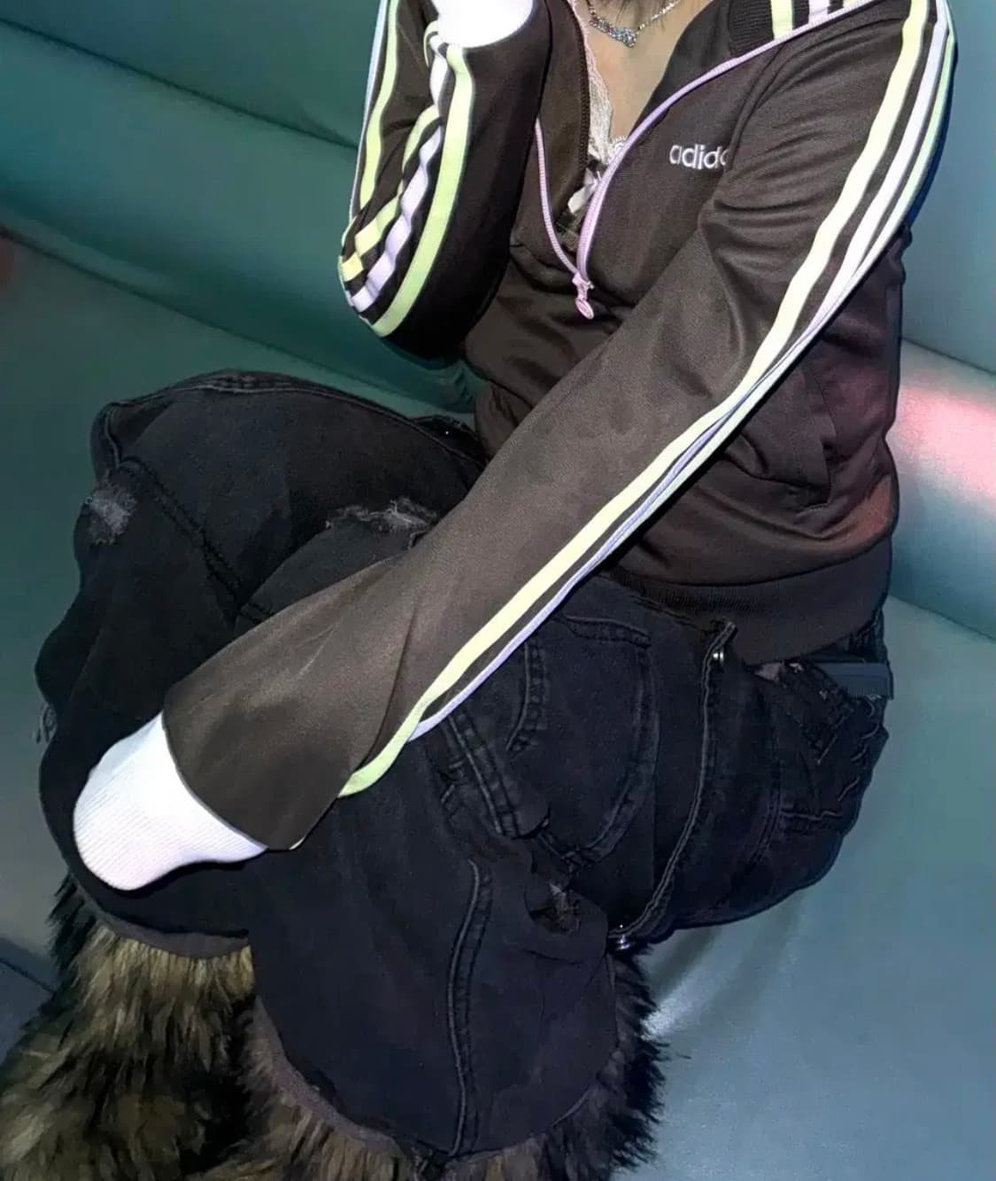 ADIDAS 일본 아디다스 초코바나나 집업  상품이미지1