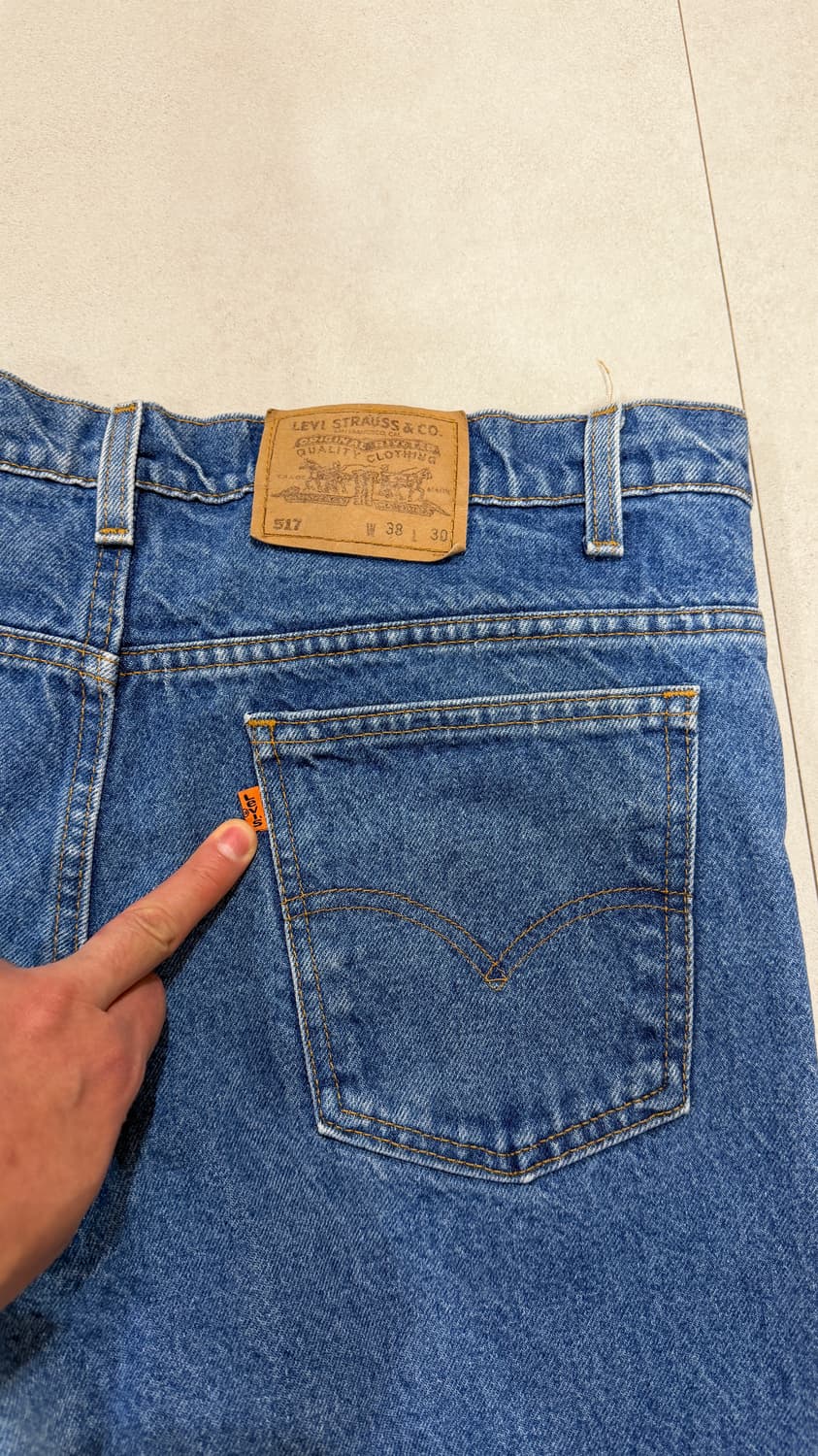리바이스 517 오렌지탭 부츠컷 38x30 made in USA 상품이미지6