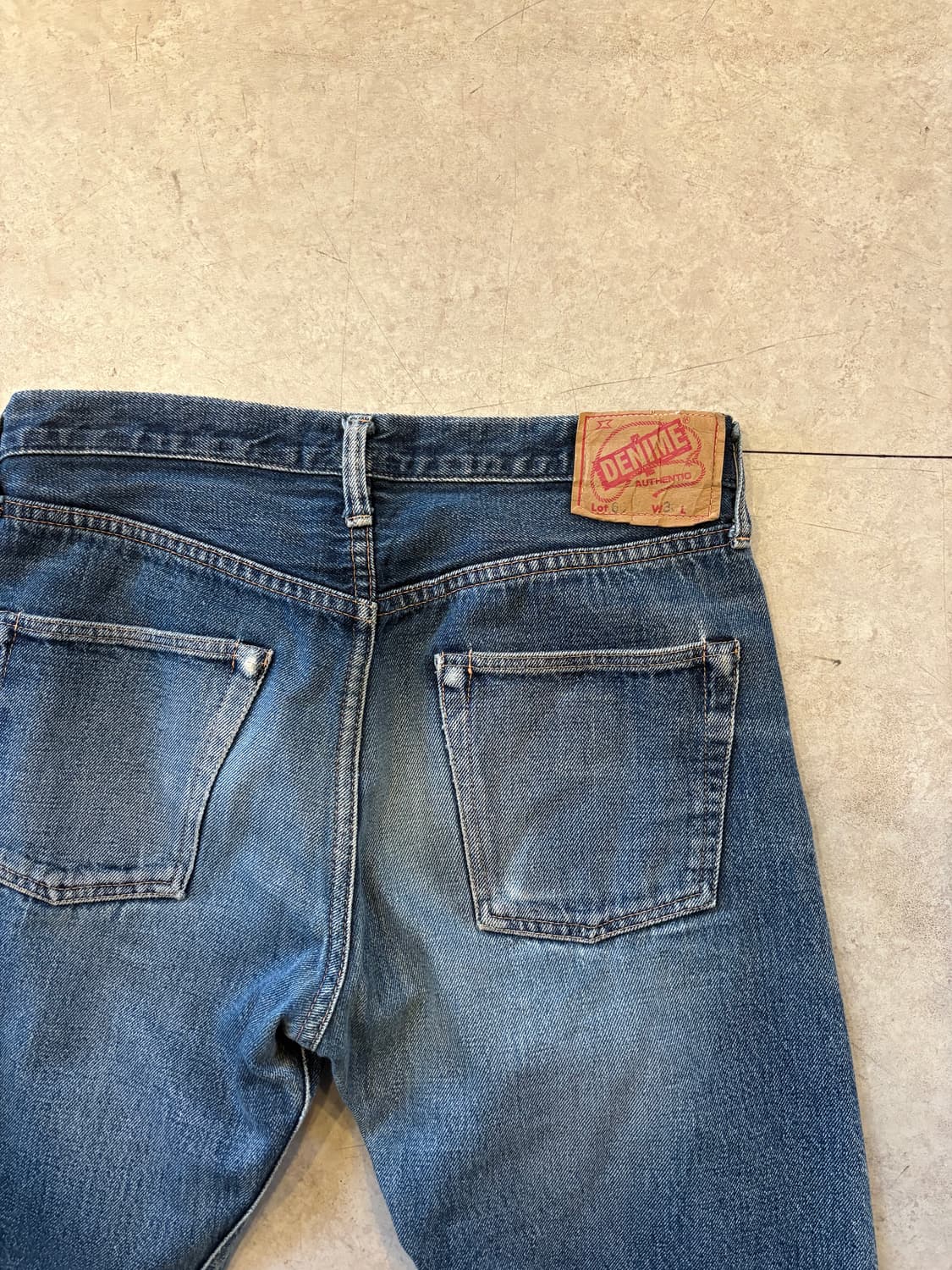 Denime 드님 셀비지 데님 스트레이트 팬츠 상품이미지7