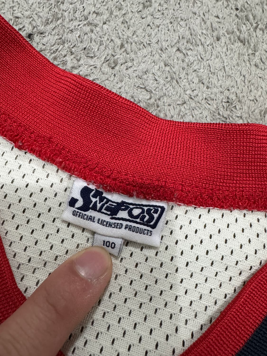 두산베어스 올드 네포스 노마킹 유니폼 100 상품이미지4