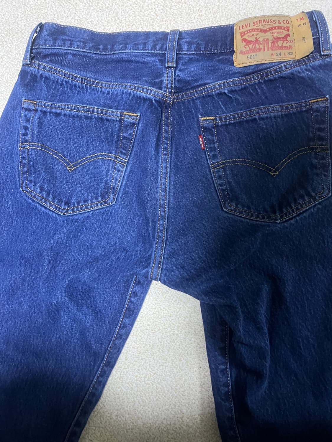 리바이스 오리지널 슈링크투핏 00501-0000 근본 34x32 상품이미지1