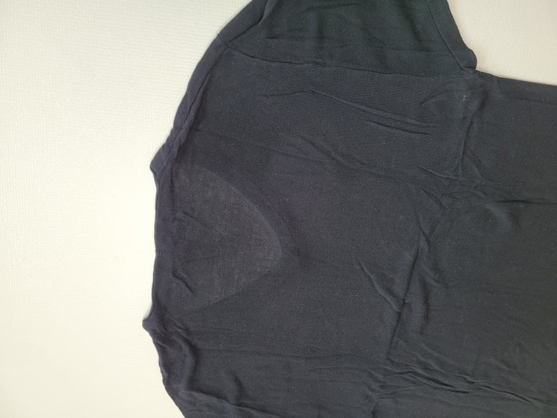 자라맨 ZARAMAN V넥 반팔 니트 105 블랙 상품이미지10