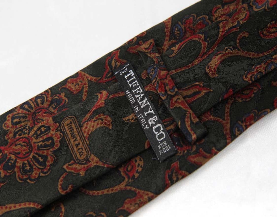 티파니앤코 8.7cm S등급 남자 명품 넥타이 상품이미지3