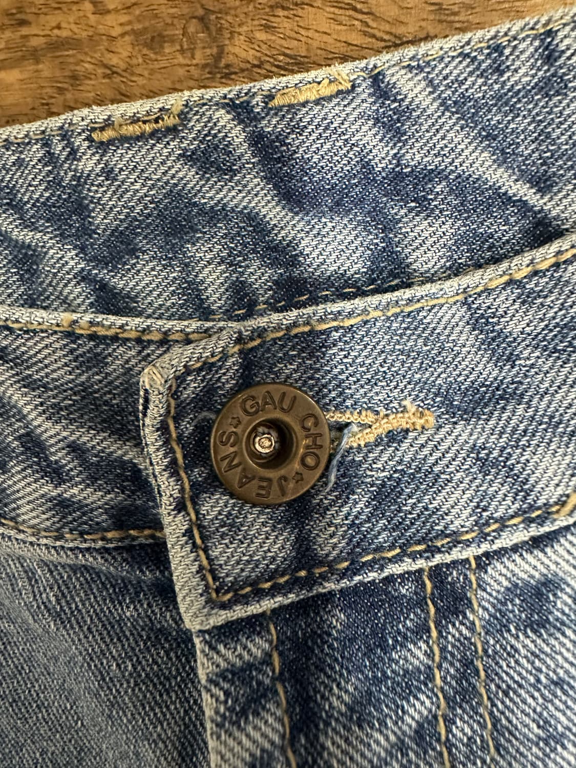 가우초진스앤코 연청 와이드핏 청바지 W34 상품이미지7