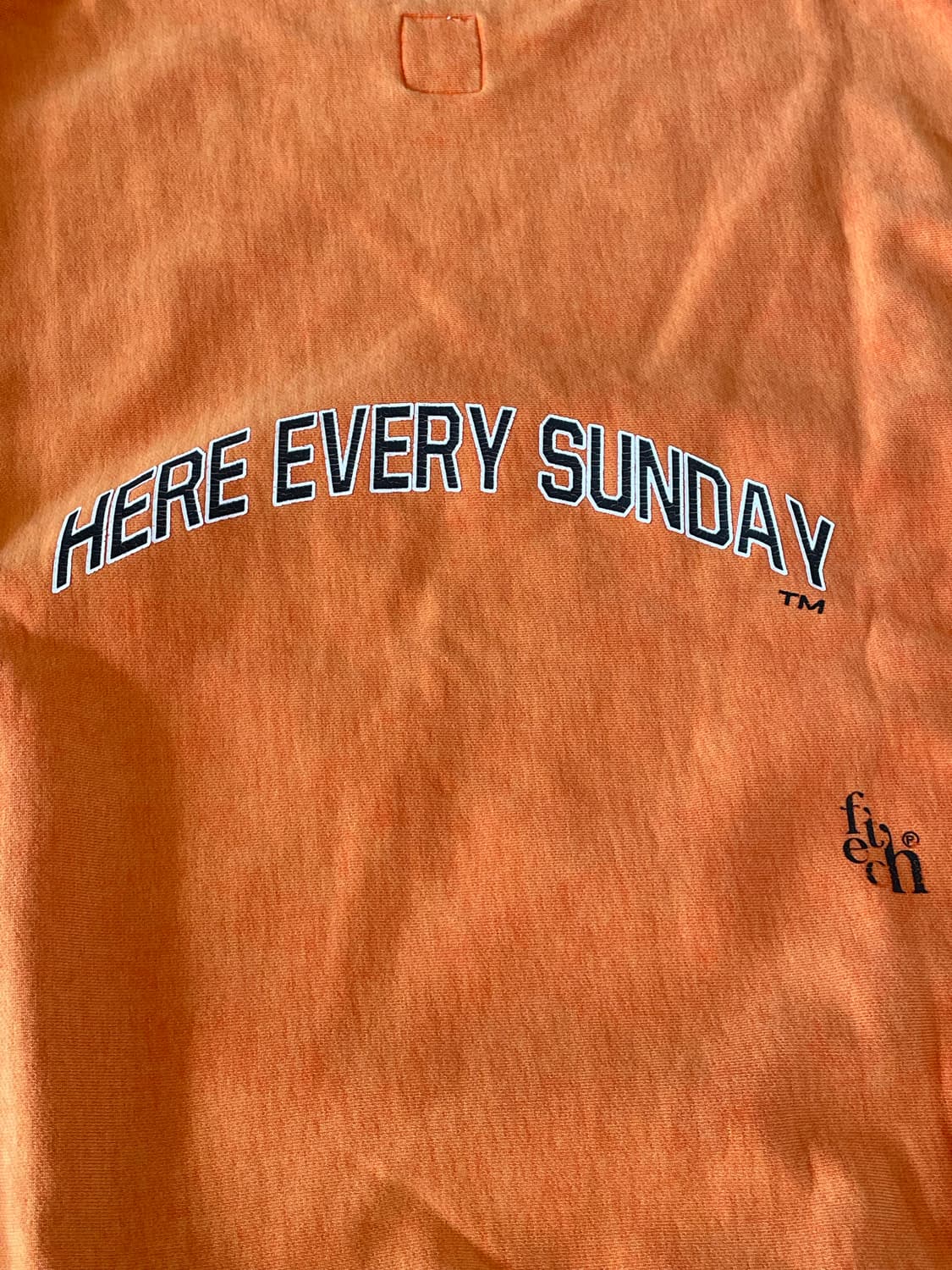 Fetch 스웨트 셔츠 orange dying 상품이미지4