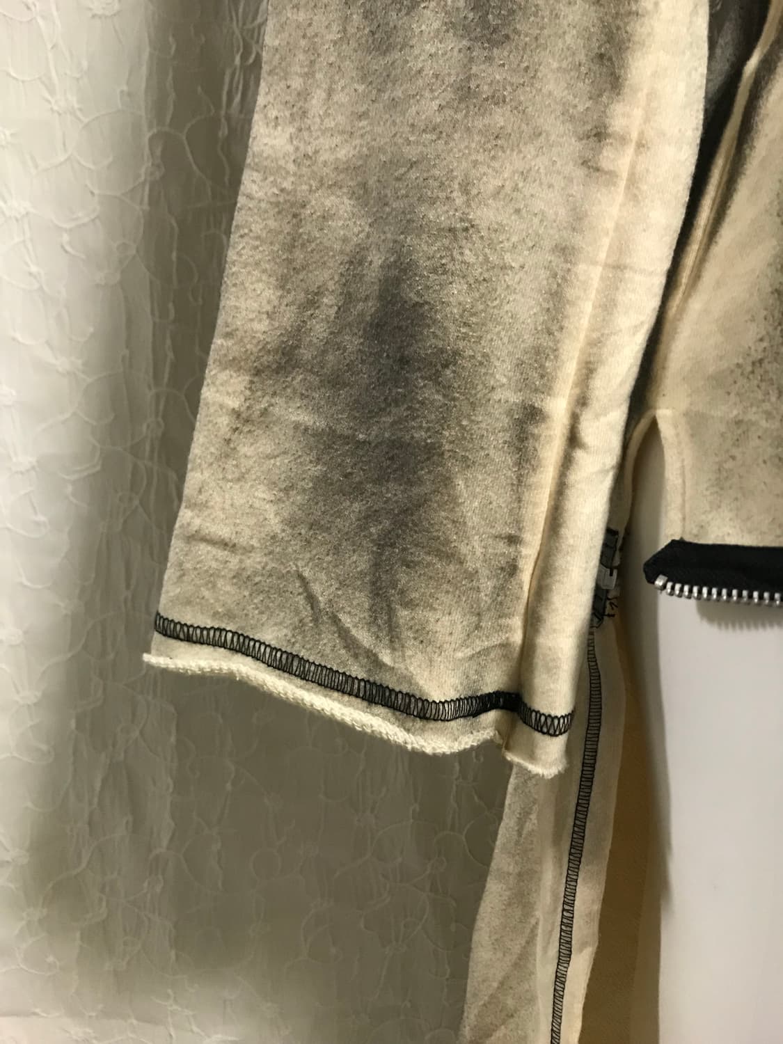 빈티지 알곤퀸즈 y2k 펑크 트라이벌 지퍼 워싱 롱슬리브 탑 원피스 상품이미지7