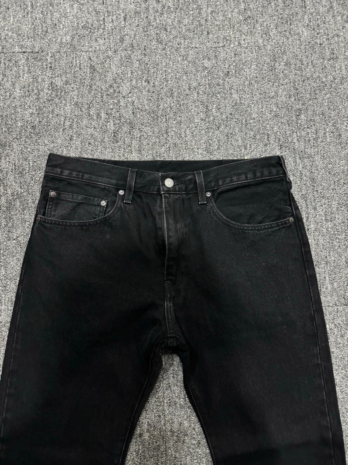 새상품) 리바이스 517 프리미엄 블랙 워시드 데님 34 상품이미지5