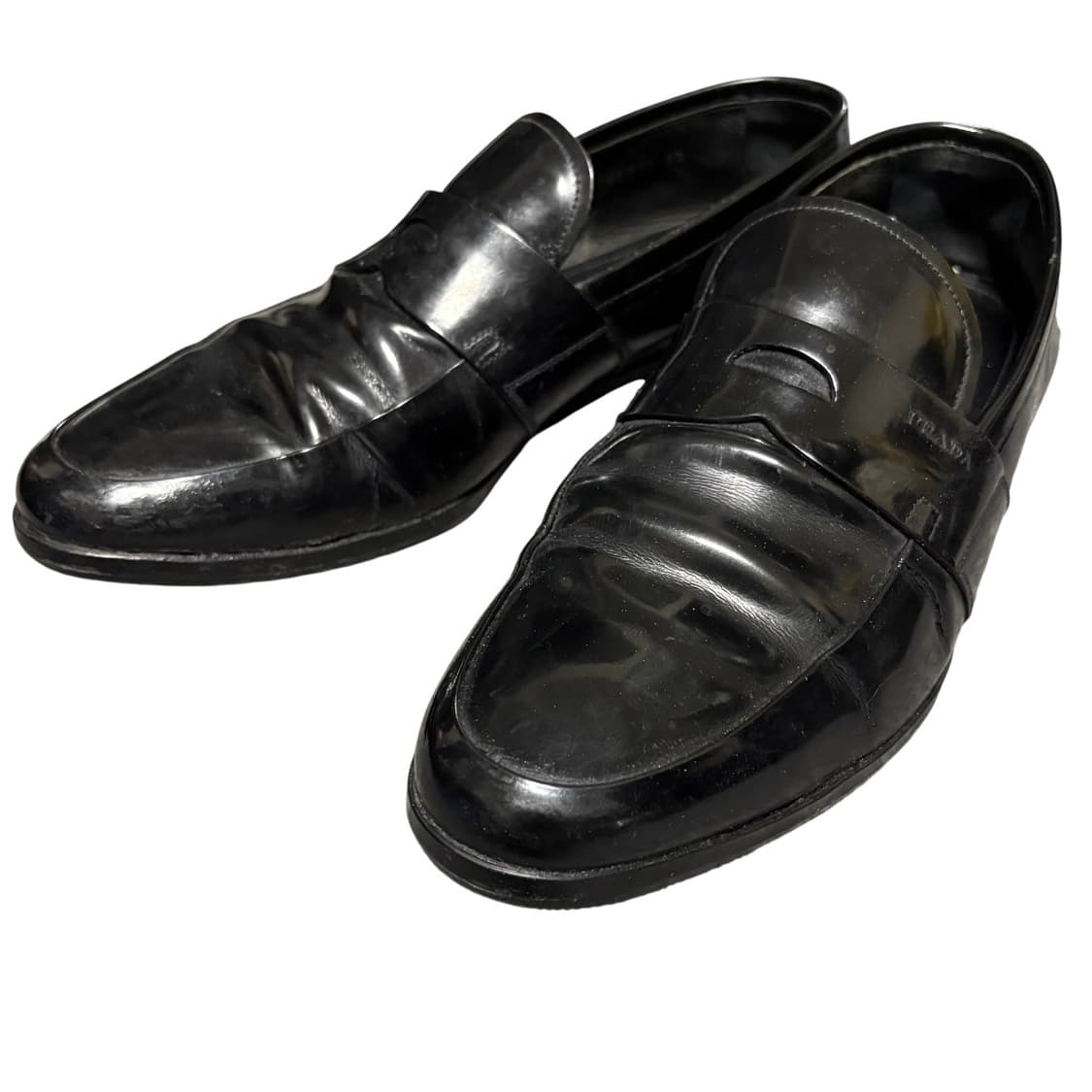 프라다 블랙 페니 로퍼 9.5 280-285 상품이미지3