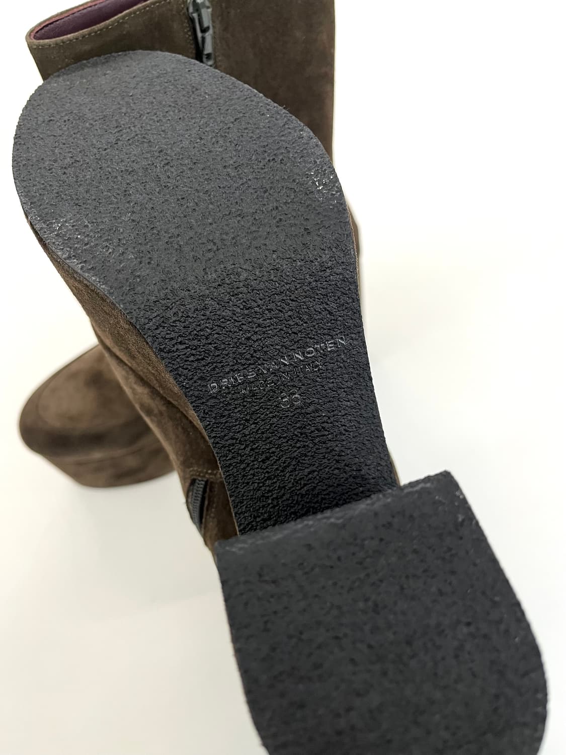 드리스 반 노튼 2020FW 스웨이드 플랫폼 부츠 상품이미지6