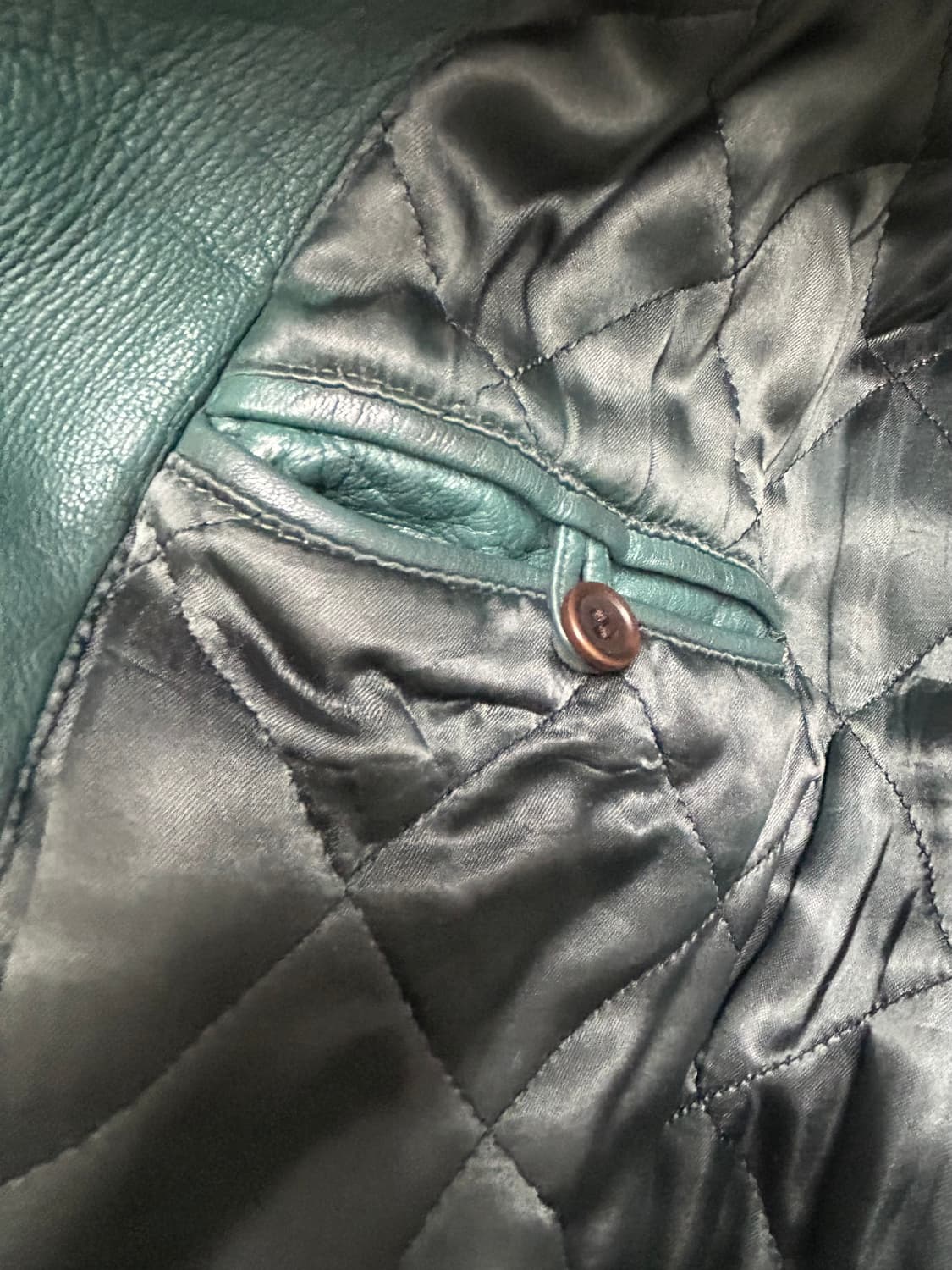 조르지오 아르마니 레더 블루종 상품이미지10