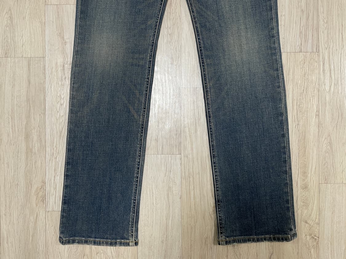 29~30) 70's 복각 랭글러 재팬 오일워싱 데님팬츠 상품이미지6