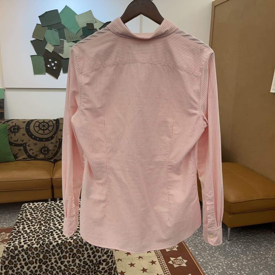 폴로 랄프로렌 빈티지 여리 핑크 옥스포드 셔츠 L C09388 상품이미지4