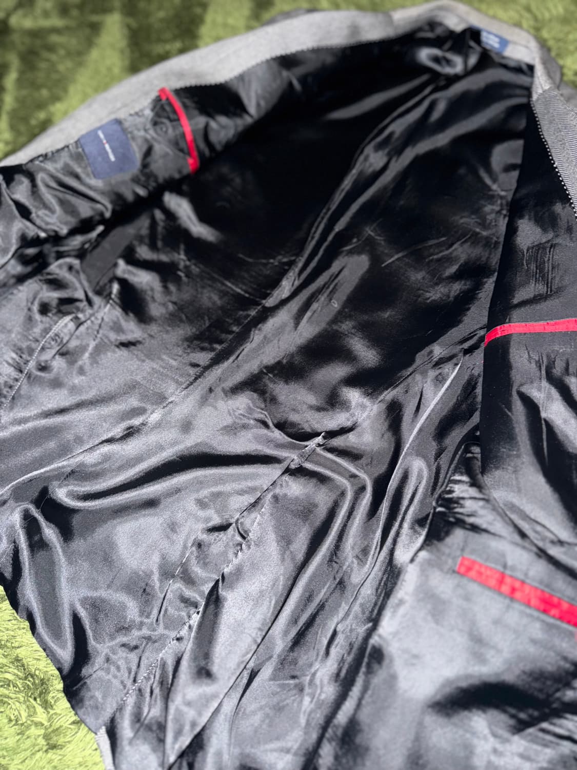 [42R] 타미힐피거 USA 자카드 텍스쳐 클래식 핏 블레이저 자켓 상품이미지5