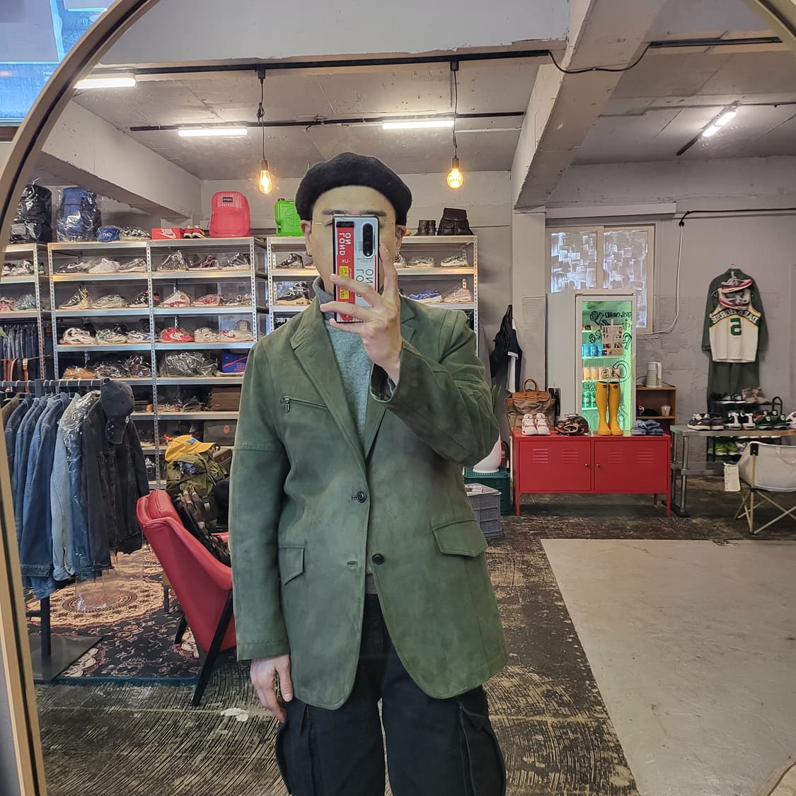 G-stage 스웨이드 테일러드 자켓 (L) 상품이미지3