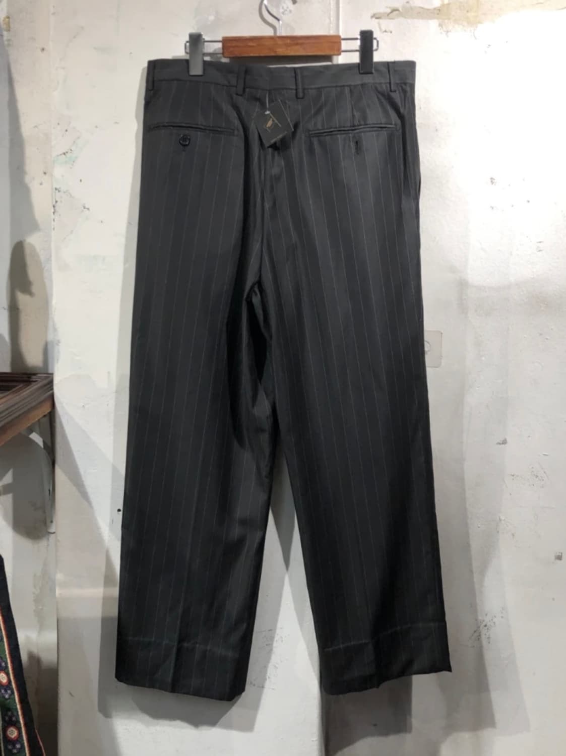 [Z9900]Paul Smith black striped slacks 상품이미지2