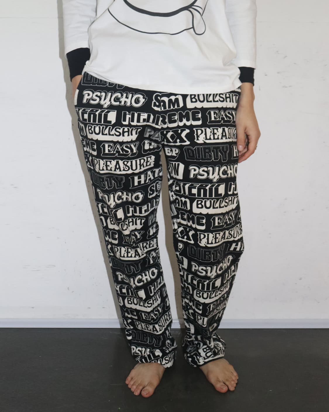 히스테릭 글래머 x 슈프림 싸이코 레터링 팬츠 상품이미지2