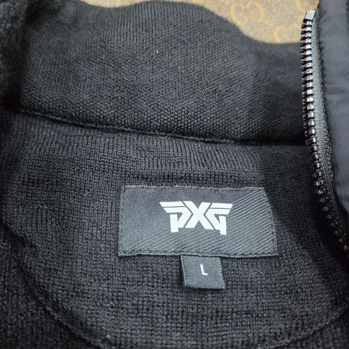 pxg 폴라 하프 니트 집업 상품이미지3