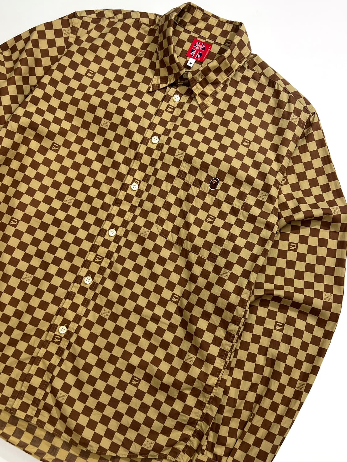 Old Bape Checkerboard Shirt 상품이미지2