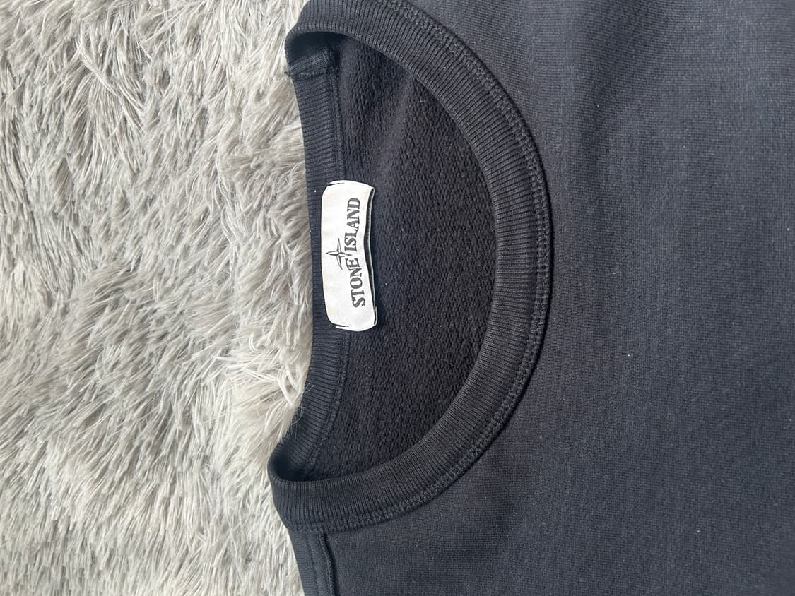 스톤아일랜드 맨투맨 블랙 기모 XL 상품이미지3