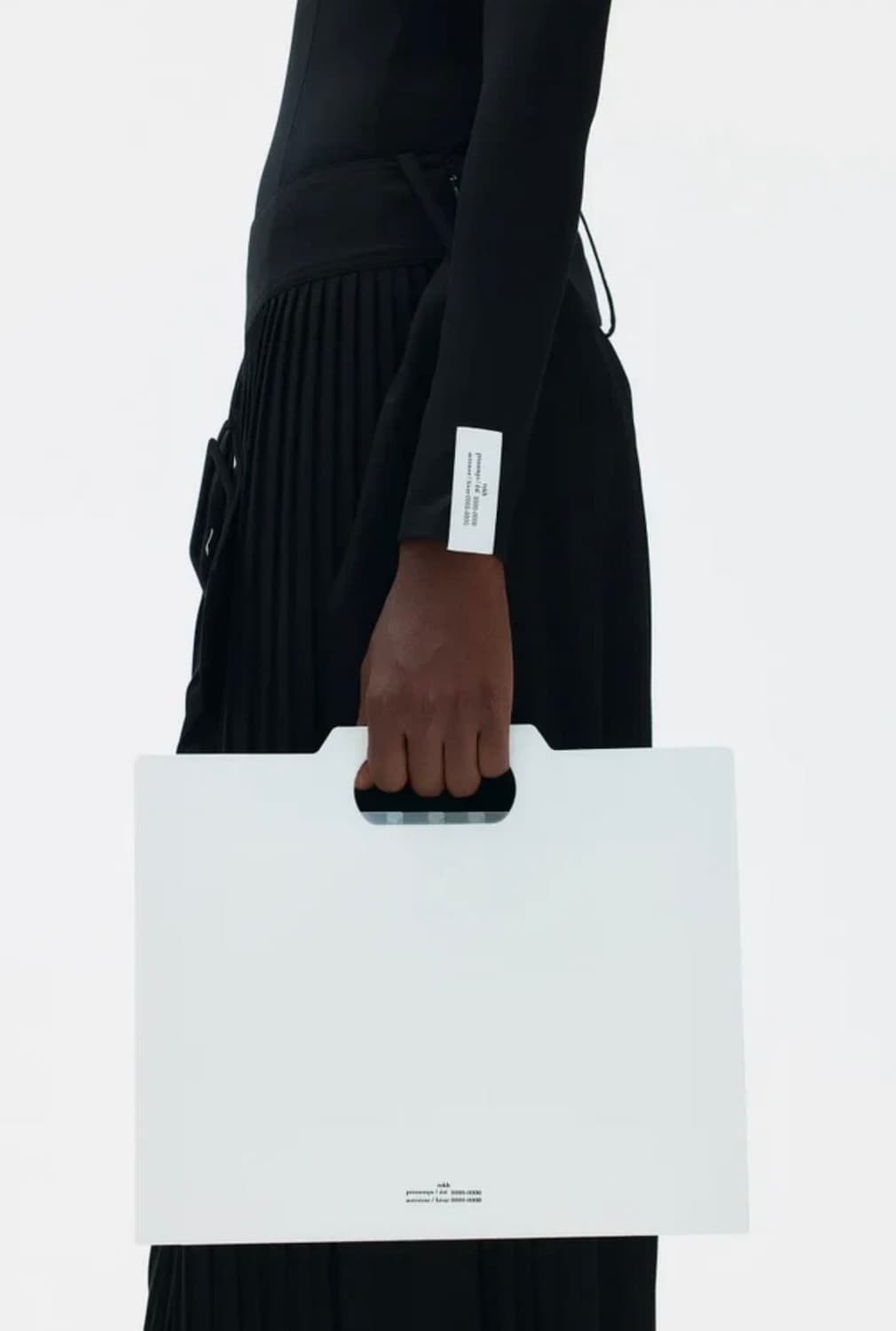 [OS] 에이치앤엠 x Rokh 파일 케이스 백 화이트 상품이미지4