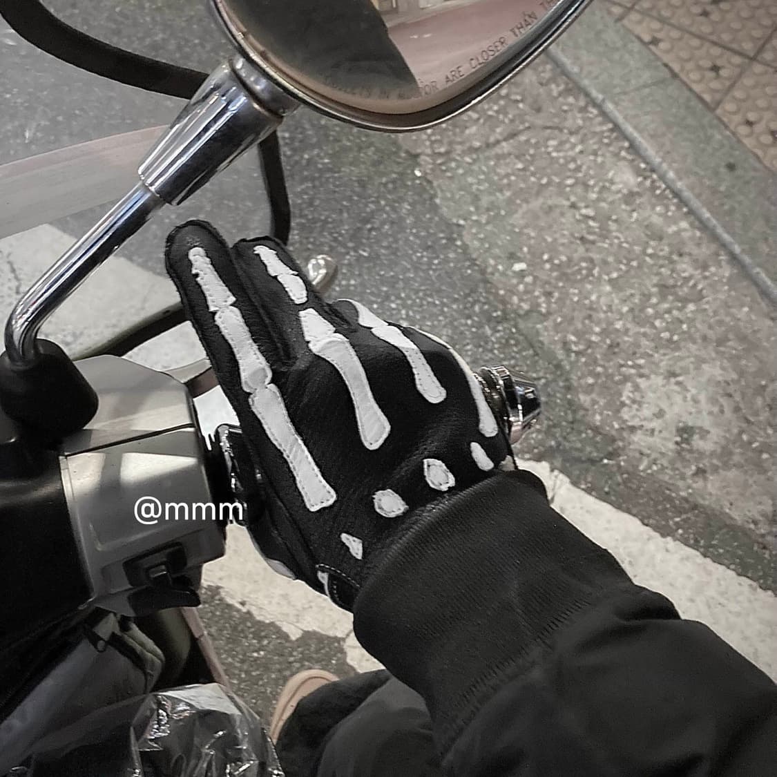 [Premium] 스컬 가죽 장갑 상품이미지3