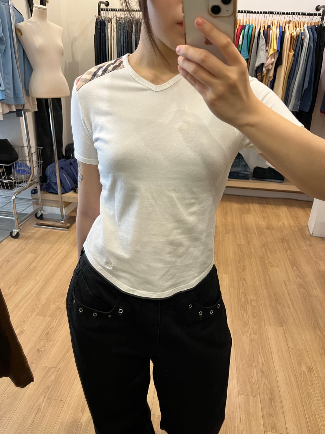 BURBERRY 버버리 런던 노바체크 티셔츠 상품이미지2