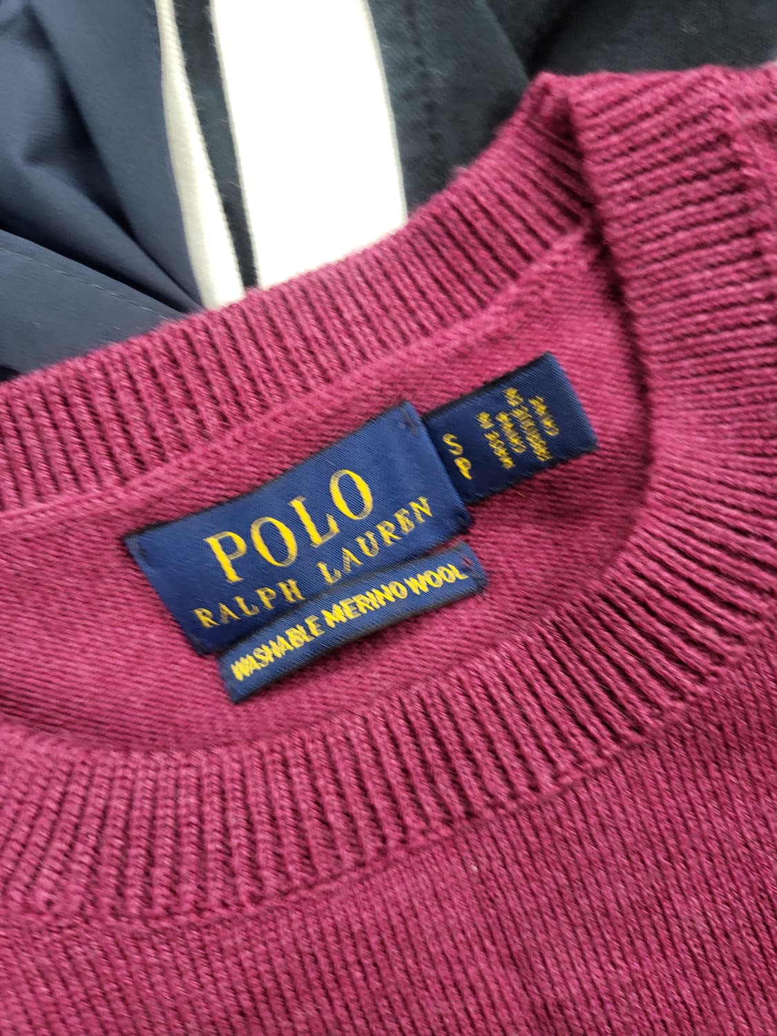 폴로 랄프로렌 핑크 니트s 가슴45기장55 상품이미지2