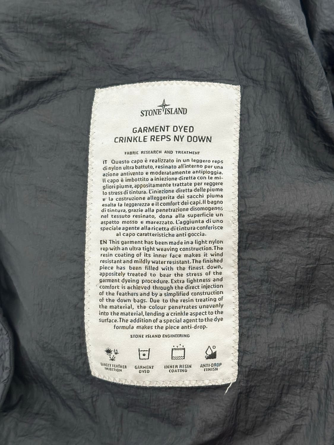 스톤아일랜드 크링클랩스 롱패딩 3XL(110) 상품이미지2