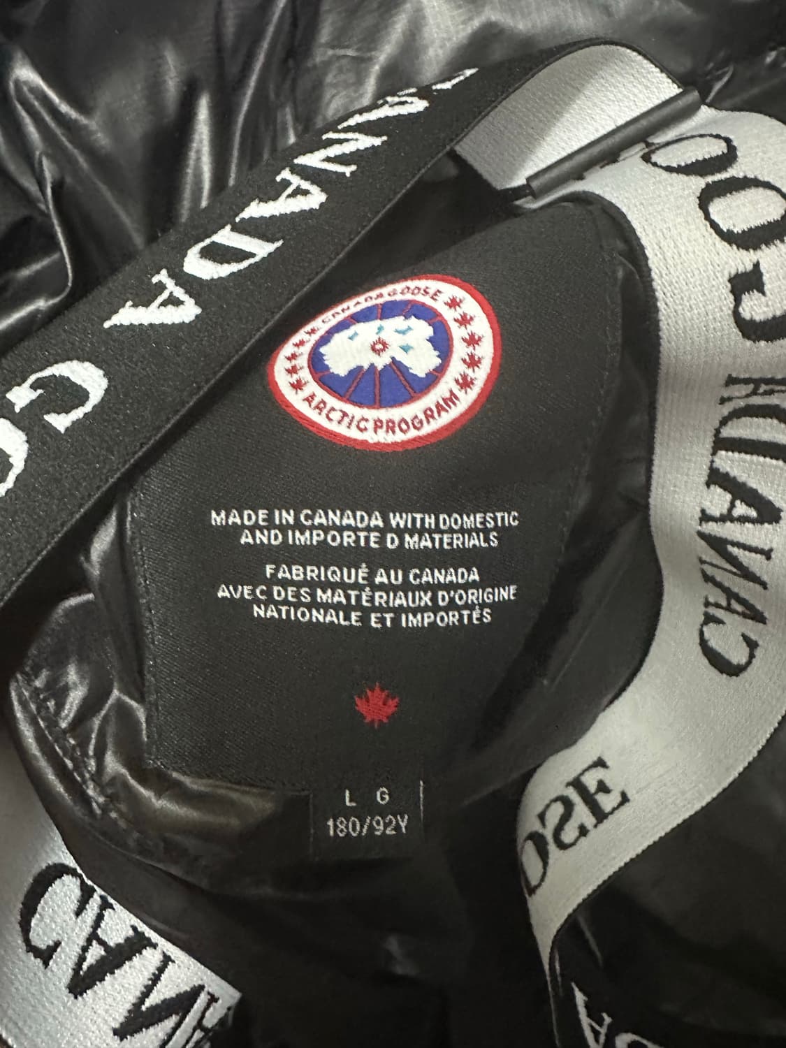 캐나다구스 크포프톤 푸퍼 패딩 블랙 상품이미지5