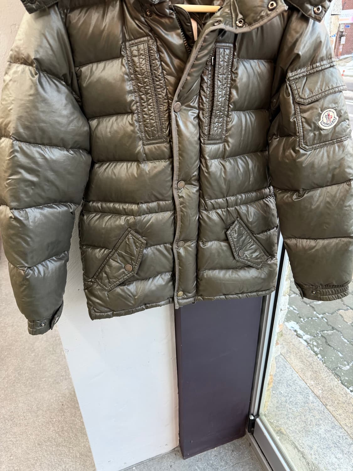 55~66/ 몽클레어 00s 아카이브 다운 나일론 패딩점퍼 상품이미지5