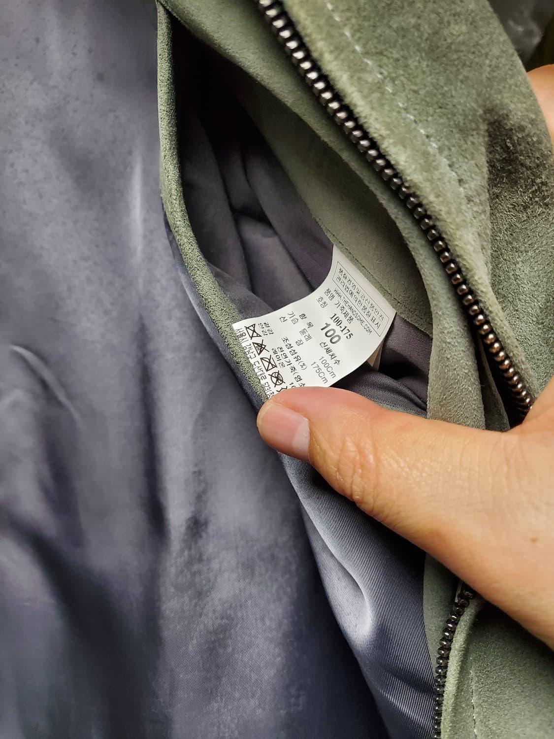 타임옴므 리얼고트 스웨이드자켓 상품이미지5