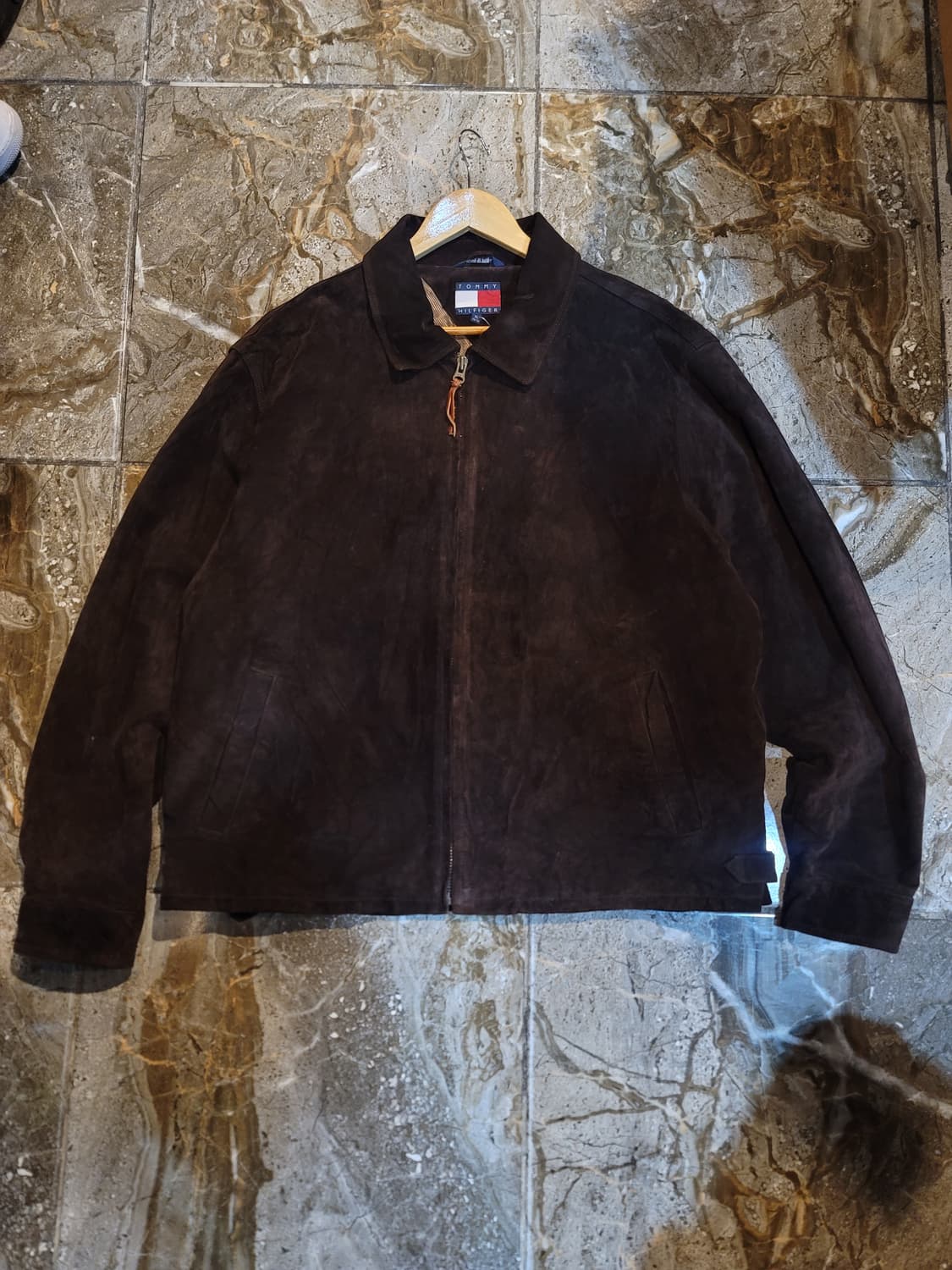 90's~ 타미힐피거 오리지날 스웨이드 자켓  상품이미지1