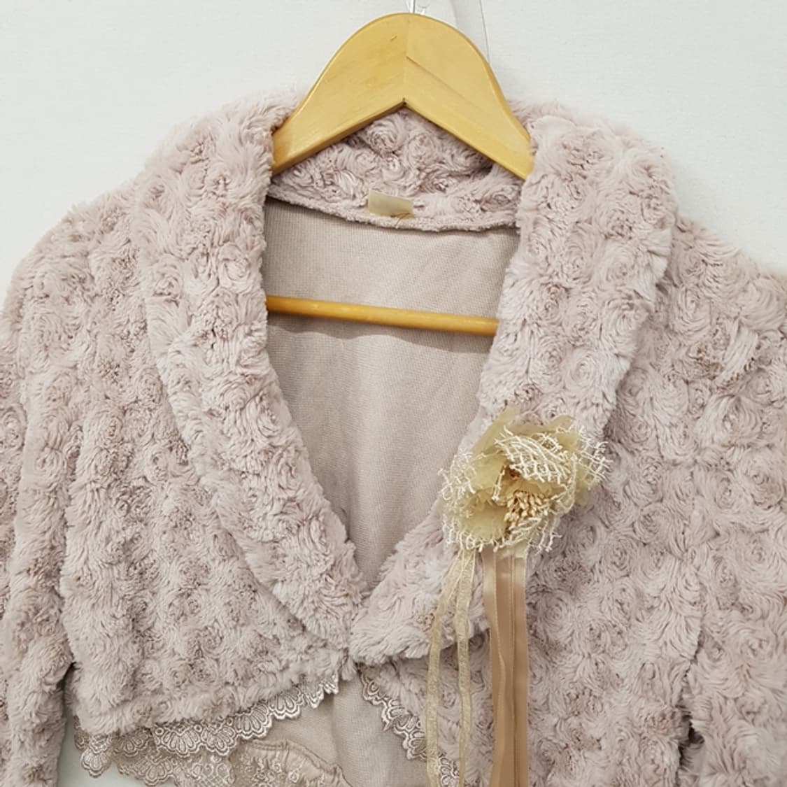 axes femme 후리스 크롭 자켓 상품이미지2