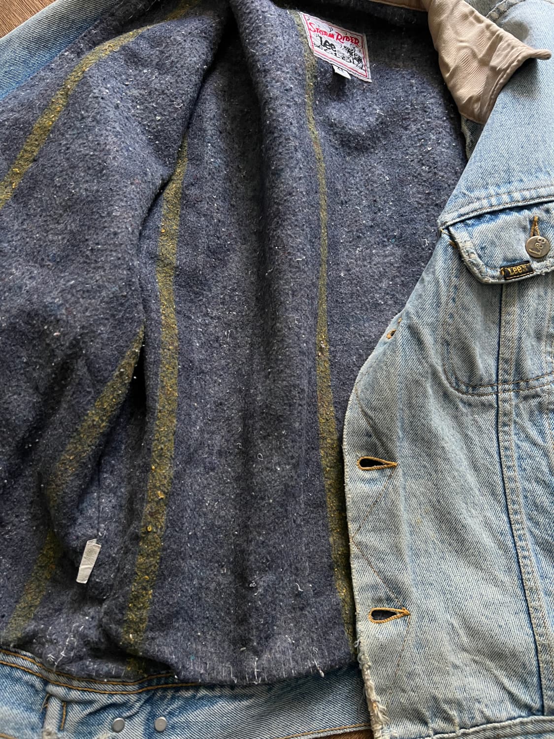 [L]80's Lee 스톰라이더 빈티지 워싱 트러커 자켓 R4 상품이미지6