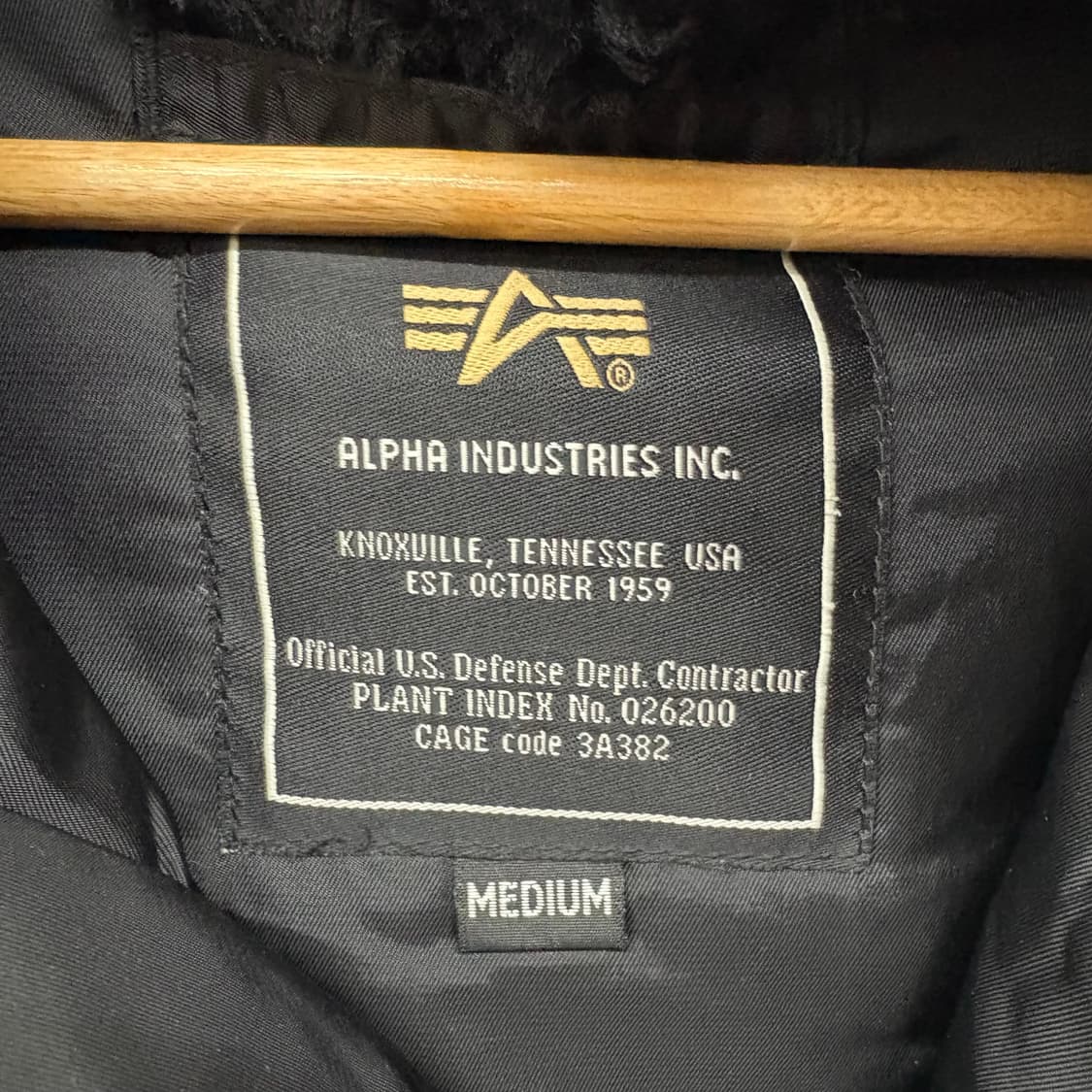 알파인더스트리 n3b 블랙 후드 패딩 점퍼 남/M 상품이미지5