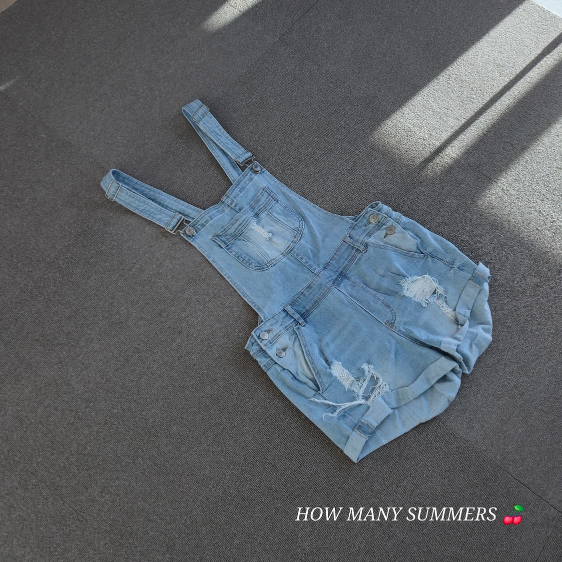 연청 반바지 멜빵 xs  상품이미지3