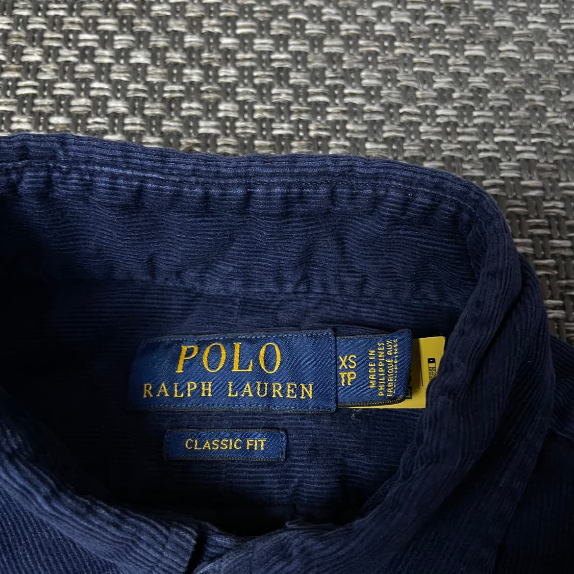 폴로랄프로렌 레드포니 네이비 코듀로이 긴팔 셔츠 클래식핏 S 상품이미지4