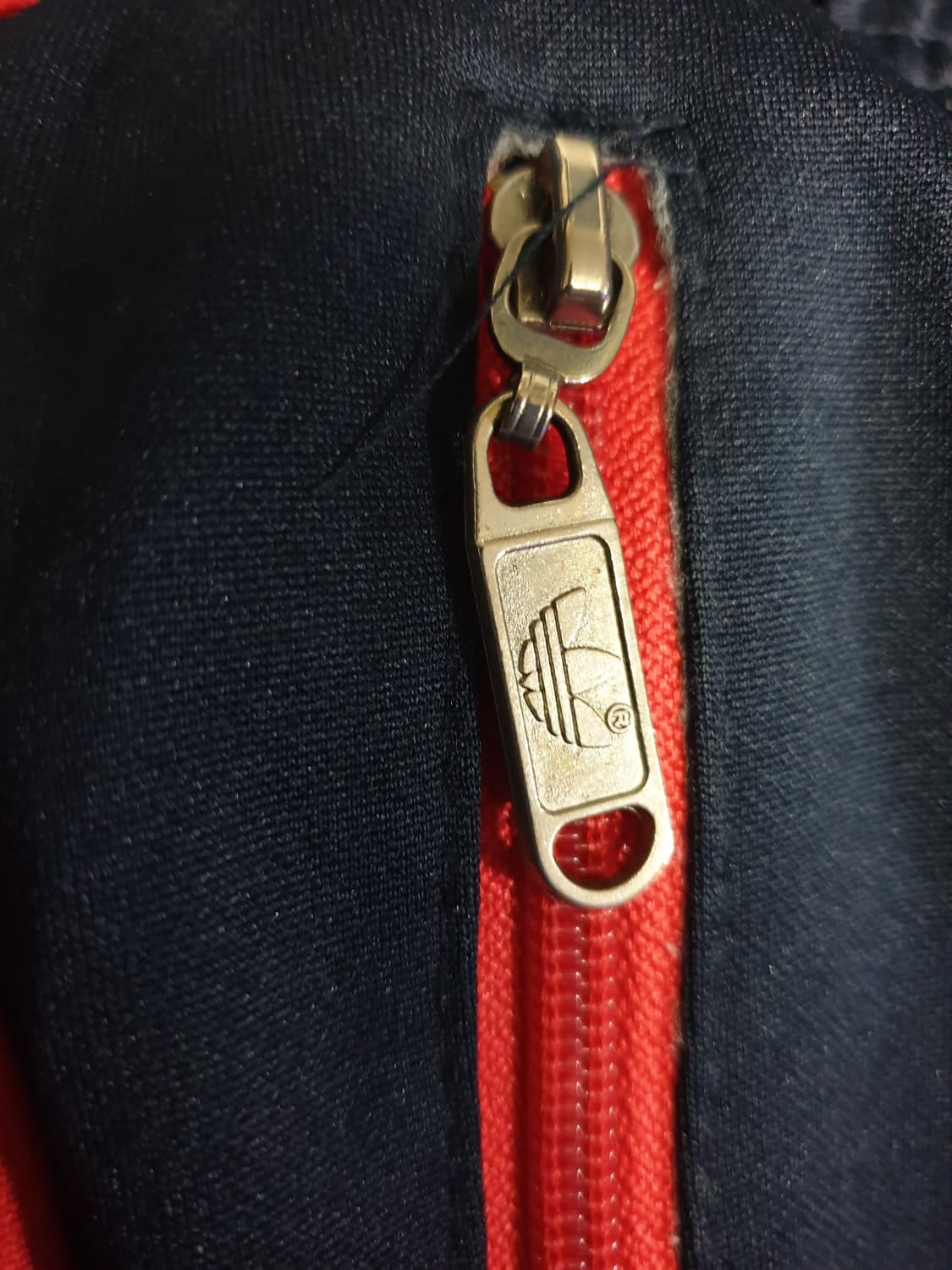 (빈티지) 아디다스 파이어버드 트랙팬츠 네이비 레드 (L) 상품이미지3