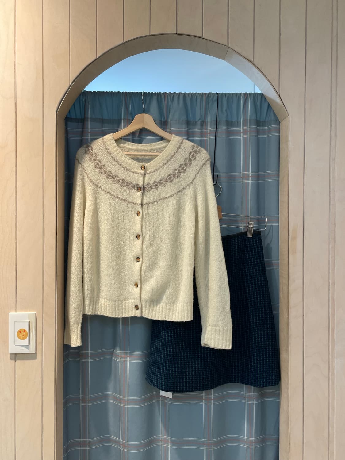 노르딕 라운드 가디건 상품이미지1